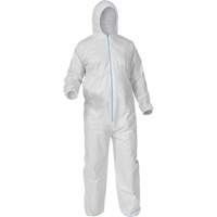 Protective Coveralls, Medium, White, Microporous Equipment World
