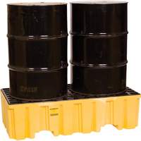 Spill Containment Pallet, 66 US gal. Spill Capacity, 26.25" x 51" x 13.75" SGJ302 | Equipment World