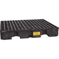 Spill Containment Pallet, 66 US gal. Spill Capacity, 51.5" x 51.5" x 8" Equipment World