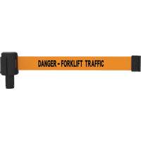 Cassette de banni&egrave;re PLUS, Danger - Forklift Traffic, 15', Ruban Orange Equipment World