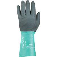 AlphaTec&reg; 58-128 Chemical-Resistant Gloves, Size 7, 13" L, Nitrile, Nylon Inner Lining, 7-mil Equipment World
