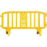Movit Barricade, Interlocking, 78" L x 39" H, Yellow Equipment World