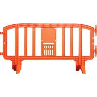 Movit Barricade, Interlocking, 78" L x 39" H, Orange SGN469 | Equipment World