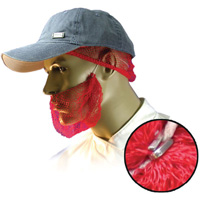 Disposable Beard Nets, Polypropylene, Red Equipment World