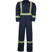 Westex UltraSoft&reg; Unlined Coveralls, Size Large (Tall), Navy Blue, 12.4 cal/cm2 Equipment World