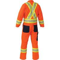 Ripstop Coveralls, Small, High Visibility Orange Equipment World