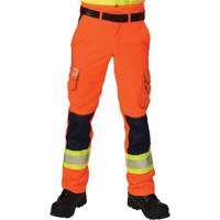 Ripstop High-Visibility Cargo Pants, Polyester, 28, High Visibility Orange Equipment World