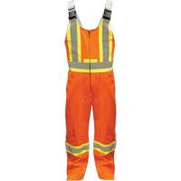 Overalls, Poly-Cotton, Small, High Visibility Orange Equipment World