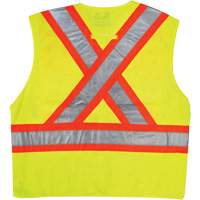 Safety Vest, High Visibility Lime-Yellow, 2X-Large/3X-Large, Polyester Equipment World