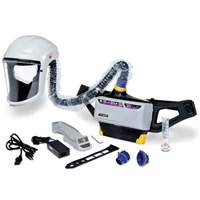Versaflo Powered Air Purifying Respirator Painter's Kit, Headcover & Faceshield, Lithium-Ion Battery Equipment World