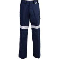 High Visibility Pants, Poly-Cotton, 32, Navy Blue Equipment World