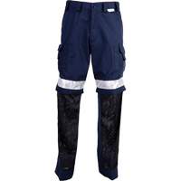 High Visibility Pants, Poly-Cotton, 32, Navy Blue Equipment World
