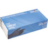 Puncture-Resistant Medical-Grade Disposable Gloves, Medium, Nitrile, 5-mil, Powder-Free, Black, Class 2 Equipment World