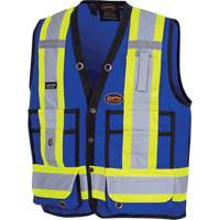 6692N Surveyor's Safety Vest, Royal Blue, Small, Polyester Equipment World