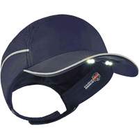 Casque antichocs l&eacute;ger avec lampe DEL 8965 Skullerz, Bleu marin Equipment World