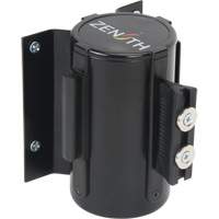 Wall Mount Barrier with Magnetic Tape, Steel, Screw Mount, 7', Blue Tape Equipment World