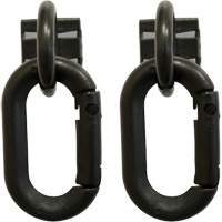 Safety Chain Magnetic Ring & Carabiner Set, Black Equipment World