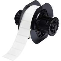 B33 Polyamide Coated Cloth Labels, Nylon, 1.5" L x 0.75" H, White Equipment World