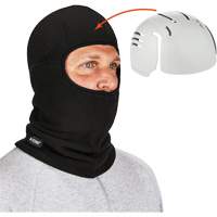 N-Ferno&reg; Zippered Balaclava Face Mask with Bump Cap Insert, Fleece/Polyester, Black Equipment World