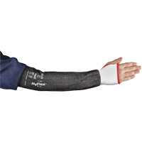 HyFlex&reg; 11-281 Series Wide Cut Resistant Sleeve with Thumbhole, Intercept, 22", ASTM ANSI Level A4, Grey Equipment World