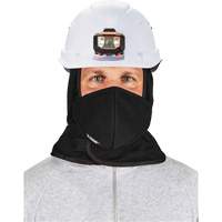N-Ferno&reg; Winter Hard Hat Liner with Mouthpiece, Fleece Lining, One Size, Black Equipment World