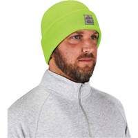 N-Ferno&reg; Rib Knit Beanie Hat, One Size, High-Visibility Lime Green Equipment World