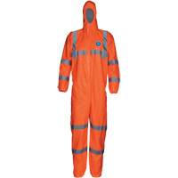 HV High Visibility Coveralls with Hood, Small, Orange, Tyvek&reg; 500 Equipment World