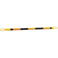 Retractable Cone Bar, 7'2" Extended Length, Black/Yellow Equipment World