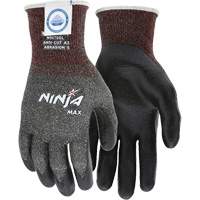 Ninja&reg; Max Cut Resistant Gloves, Size Large, 10 Gauge, Bi-Polymer Coated, Dyneema&reg; Shell, ASTM ANSI Level A3 Equipment World