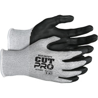 Safety Cut Pro Cut Resistant Gloves, Size Large, 13 Gauge, Bi-Polymer Coated, HPPE Shell, ASTM ANSI Level A7 Equipment World