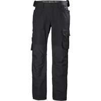 Oxford Work Pants, Cotton, Black, Size 30 Equipment World