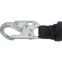 Miller&reg; HP Shock-Absorbing Lanyard, 4', Locking Rebar Hook Center, Locking Snap Hook Leg Ends, Polyester Equipment World