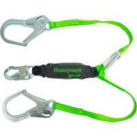 Miller&reg; HP Shock-Absorbing Lanyard, 4', Locking Rebar Hook Center, Locking Snap Hook Leg Ends, Polyester Equipment World