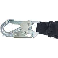 Miller&reg; HP Shock-Absorbing Lanyard, 4', Locking Rebar Hook Center, Locking Snap Hook Leg Ends, Polyester Equipment World