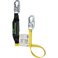 Miller&reg; HP Shock-Absorbing Lanyard, 4', Locking Snap Hook Center, Locking Snap Hook Leg Ends, Polyester Equipment World