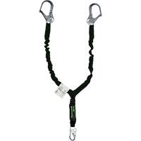 Miller&reg; Arc-Rated Shock-Absorbing Lanyard, 6', Locking Snap Hook Center, Locking Snap Hook Leg Ends, Kevlar&reg; Equipment World