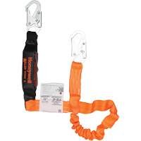 Titan Energy-Absorbing Lanyard, 6', Locking Snap Hook Center, Locking Snap Hook Leg Ends, Polyester Equipment World