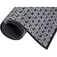 Tire-Track Performance Entrance Mats, Wiper/Scraper, 4' x 8' x 3/8", Grey Equipment World