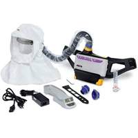 Versaflo Powered Air Purifying Respirator Easy Clean Kit, Loose Fitting Hood & Faceshield, Lithium-Ion Battery Equipment World
