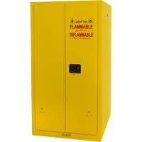 Flammable Storage Cabinet, 60 gal., 2 Door, 34" W x 65" H x 34" D SGU467 | Equipment World