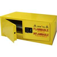 Armoire pour produits inflammables, 12 gal., 2 Porte(s), 43" La x 18" h x 18" p Equipment World