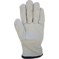 Cotton-Backed Drivers Gloves, Large, Grain Goatskin Palm Equipment World