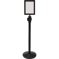 Sign Frame for Crowd Control Post, Black Equipment World