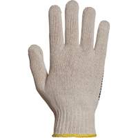 Sure Grip&reg; PVC Dotted String Knit Glove, Poly/Cotton, Single Sided, 7 Gauge, X-Small Equipment World