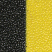 Airsoft Anti-Fatigue Mat, Pebbled, 3' x 5' x 3/8", Black/Yellow, PVC Sponge Equipment World