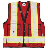 Open Road&reg; Surveyor Vest, Red, Large, Polyester Equipment World