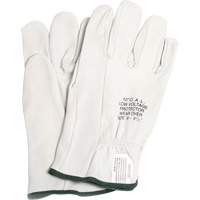 Leather Protector Gloves, Size 8, 10" L Equipment World