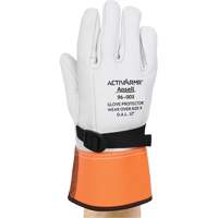 96-003 High Voltage Leather Protector Gloves, Size 8, 12" L Equipment World