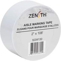 Aisle Marking Tape, 2" x 108', PVC, White Equipment World