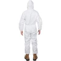 Premium Hooded Coveralls, Small, White, Microporous Equipment World